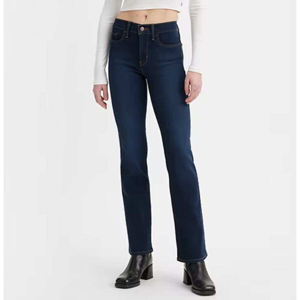 Levi's 315 Shaping Bootcut Jeans | Womens 30 Tall 34" inseam, Dark Wash